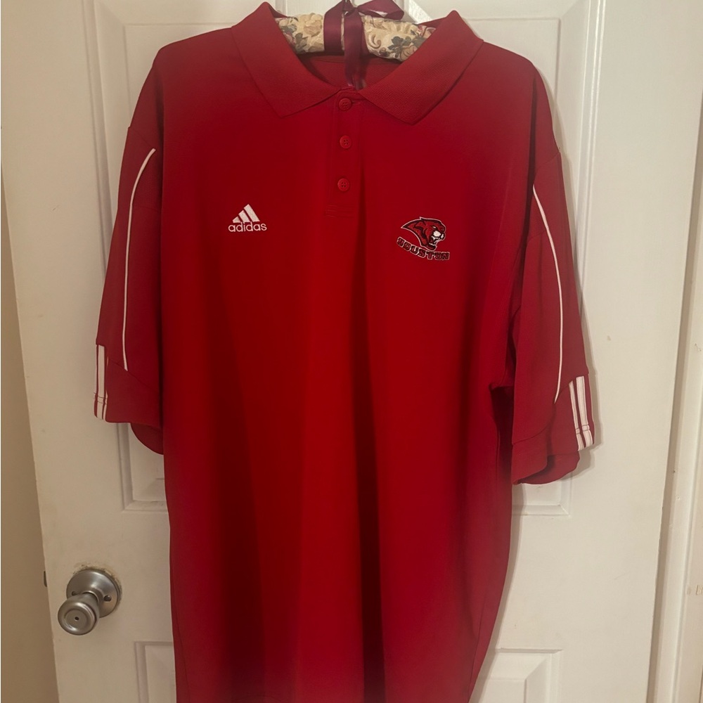 University of Houston Mens Adidas Climacool Polo